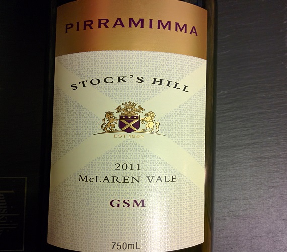 Pirramimma 2011 Stock’s Hill GSM (Australia)