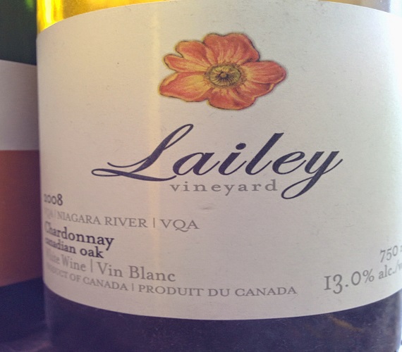 Taste it Again: Lailey 2008 Canadian Oak Chardonnay