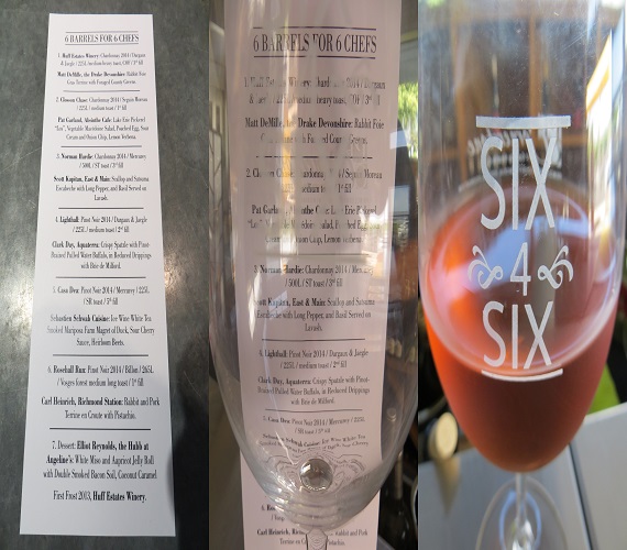 Report from: 6 Barrels for 6 Chefs at Huff Estates, 8th Edition