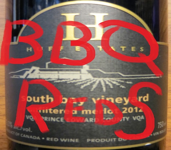 BBQ Reds Week: Huff Estates 2012 South Bay Merlot