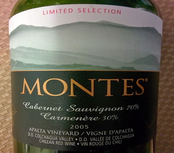 Montes 2005 Cabernet-Carmenere, Limited Selection