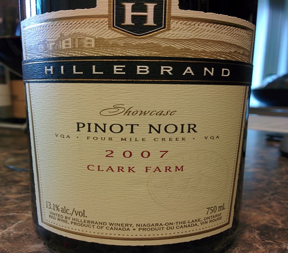 Lost & Found: Hillebrand 2007 Showcase Pinot Noir, Clark Farm
