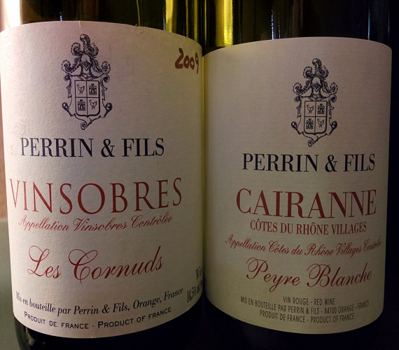 Perrin & Fils 2009 Vinsobres & 2009 Cairanne (France)