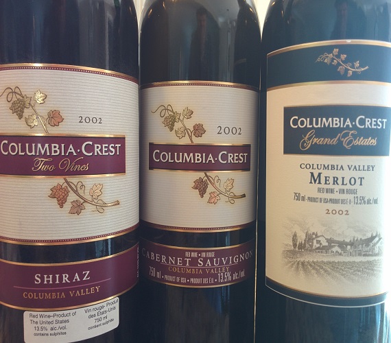 A Columbia Crest Three Bottle Tasting