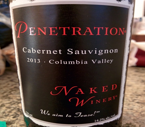 Naked Winery 2013 Penetration – Cabernet Sauvignon (Oregon)