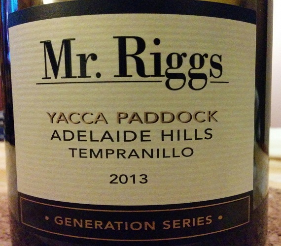 Mr. Riggs 2013 Yacca Paddock Tempranillo (Australia)