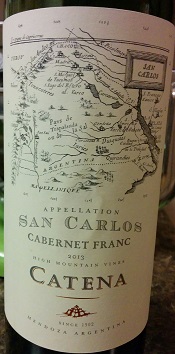 Catena 2013 San Carlos Appellation Cabernet Franc (Argentina)