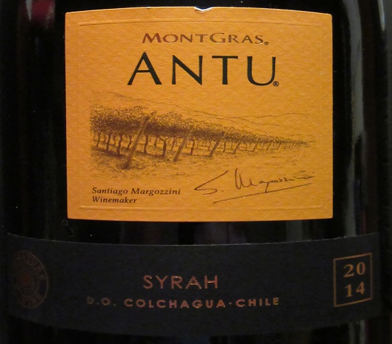 Video Review:  Montgras 2014 Antu Syrah (Chile)