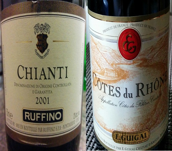 Tale of 2 Glasses & 2 Wines (France / Italy)