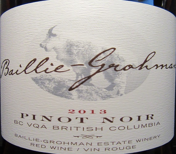 Video Review: Baillie-Grohman 2013 Pinot Noir (British Columbia)