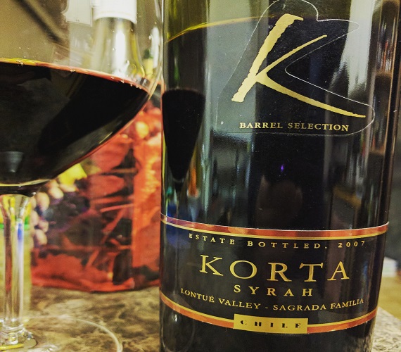 Korta 2007 Syrah, Barrel Selection (Chile)
