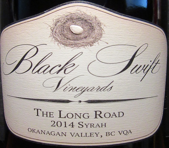 The Hatch 2014 The Long Road Syrah (British Columbia)