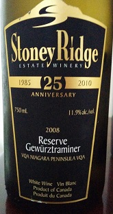 Stoney Ridge Gewurztraminer