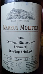 Markus Molitor 2004 Riesling
