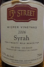 13th Street Syrah