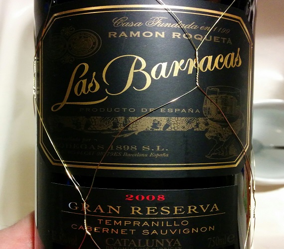 Ramon Roqueta 2008 Las Barracas Gran Reserva (Spain)