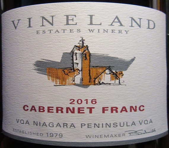 Video Review:  Vineland Estates 2016 Cabernet Franc