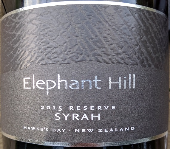Video Review: Elephant Hill 2015 Reserve Syrah, Hawkes Bay (New Zealand)
