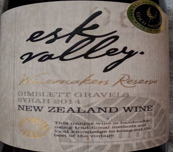 Video Review: Esk Valley 2014 Winemakers Reserve Syrah (New Zealand)