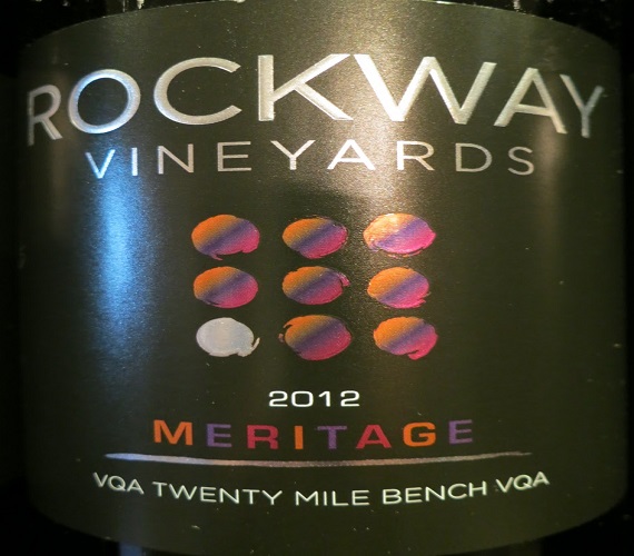 Taste it Again : Rockway 2012 Meritage, Small Lot