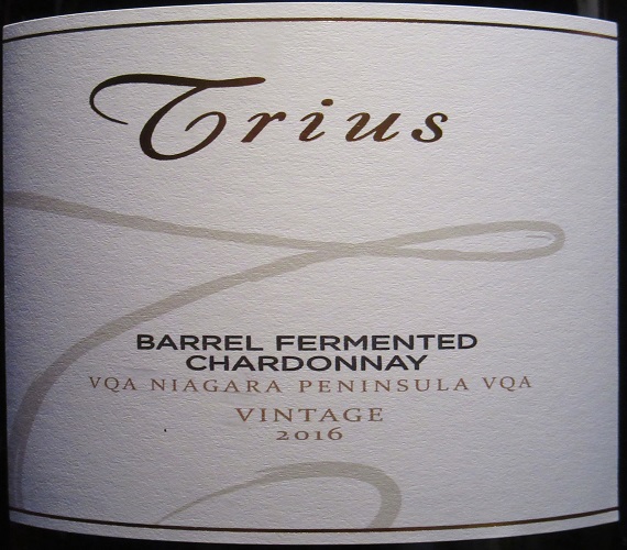 Video Review : Trius 2016 Barrel Fermented Chardonnay