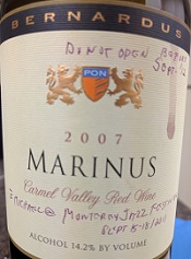 Bernardus 2007 Marinus