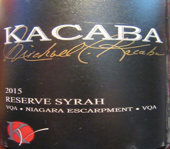 Video Review : Kacaba 2015 Reserve Syrah