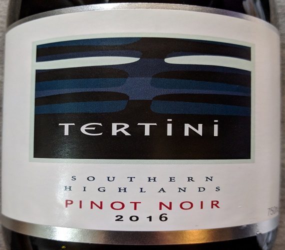 Video Review : Tertini Wines 2016 Pinot Noir (Australia)