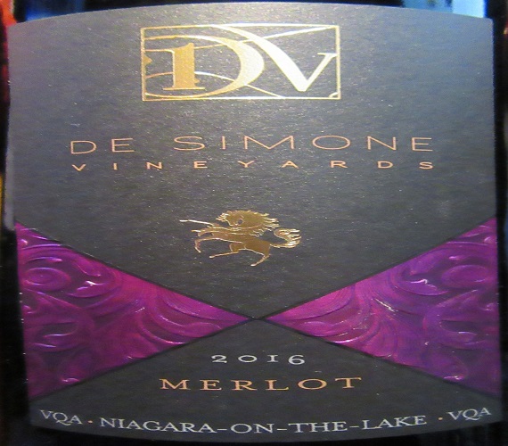 Video Review : De Simone Vineyards 2016 Merlot