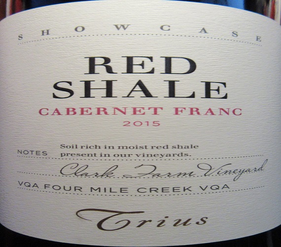 Video Review : Trius Showcase 2015 Red Shale Cabernet Franc