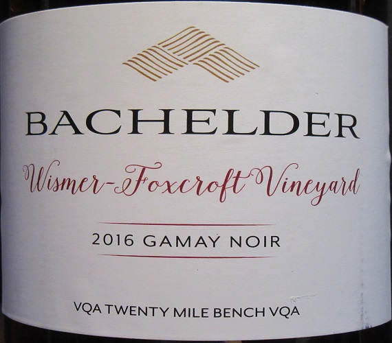 Video Review : Bachelder 2016 Gamay Noir