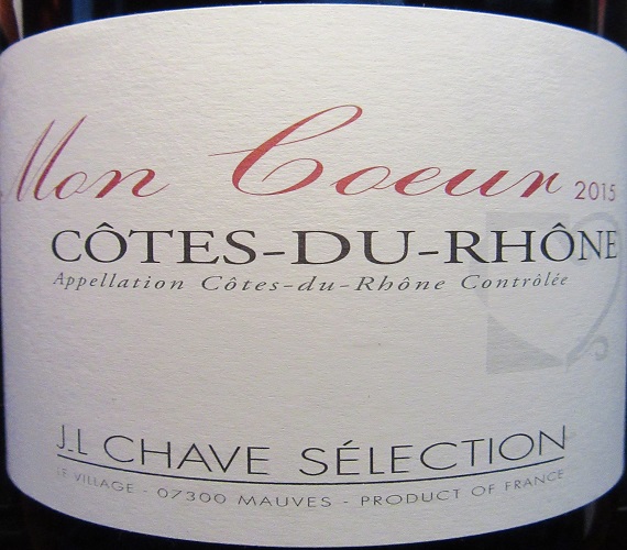 Video Review : JL Chave 2015 Mon Coeur (Rhone Valley)