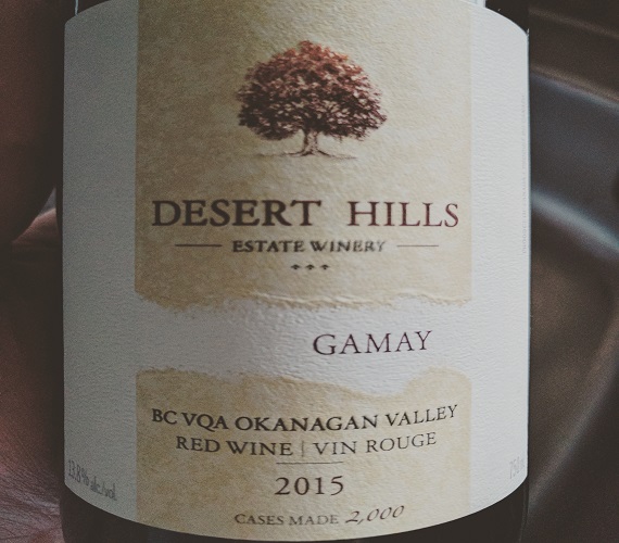 Desert Hills 2015 Gamay (British Columbia)