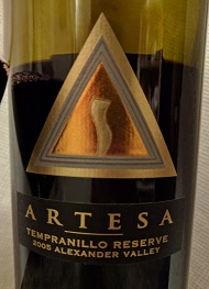 Artesa Tempranillo