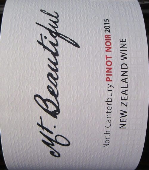 Video Review : Mt. Beautiful 2015 Pinot Noir (New Zealand)