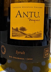 Montgras 2010 Antu Syrah