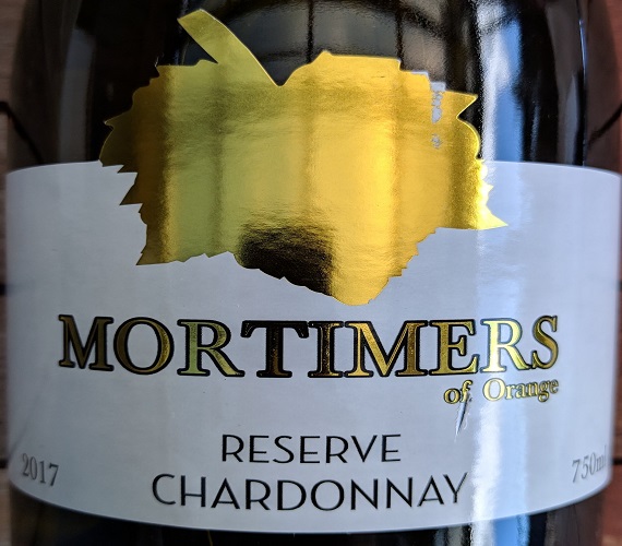Video Review : Mortimers Wines 2017 Reserve Chardonnay (Australia)