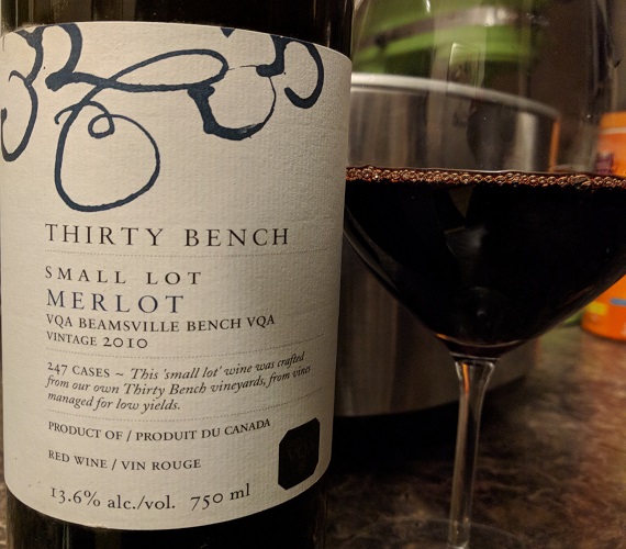 Taste it Again : Thirty Bench 2010 Small Lot Merlot