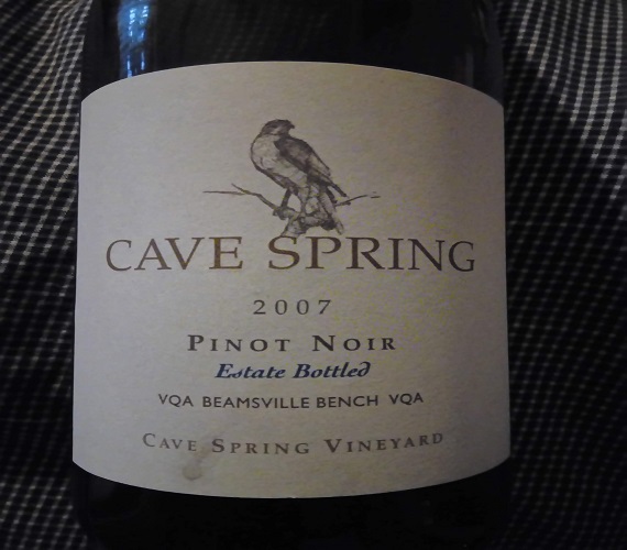 Taste it Again : Cave Spring 2007 Pinot Noir Estate