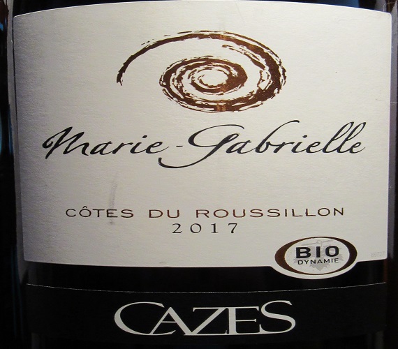 Video Review : Domaine Cazes 2017 Marie Gabrielle (France)