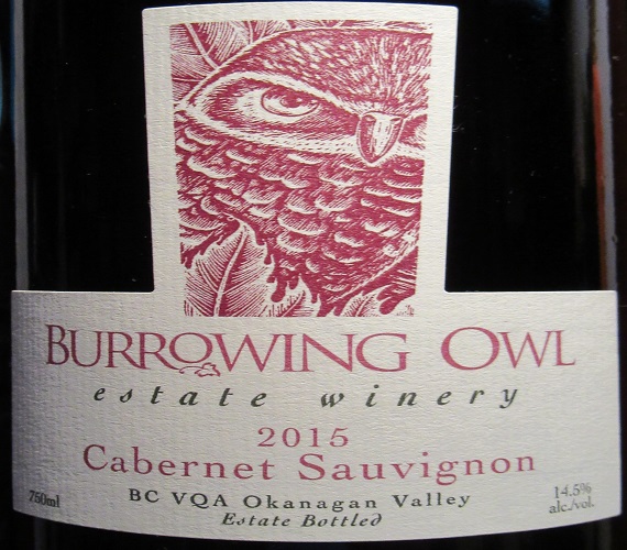 Video Review : Burrowing Owl 2015 Cabernet Sauvignon (British Columbia)