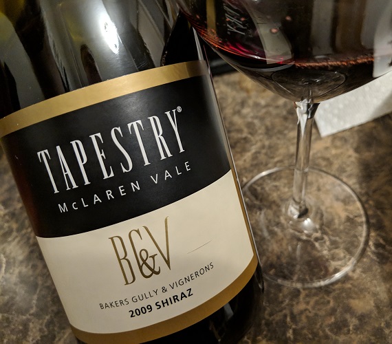 Tapestry 2009 BG&V Shiraz (Australia)