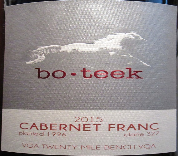 Video Review : Vineland Estates 2015 Cabernet Franc Bo-Teek