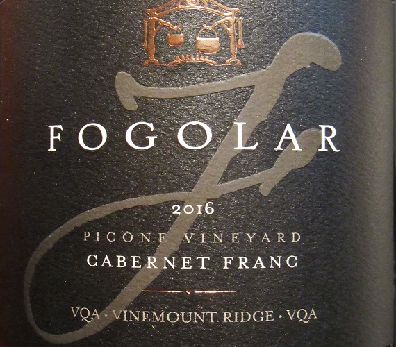 Video Review : Fogolar Wines 2016 Cabernet Franc Picone Vineyard