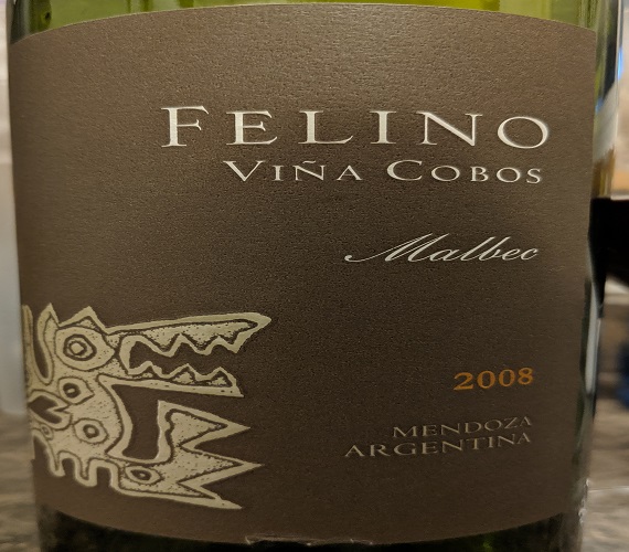 Vino Cobos 2008 Felino Malbec (Argentina)
