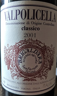 Brigaldara 2001 Valpolicella Classico