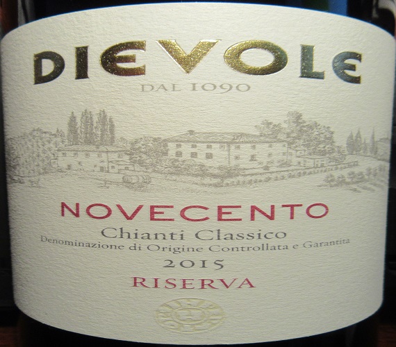 Video Review : Dievole 2015 Novecento Chianti Classico Riserva (Italy)