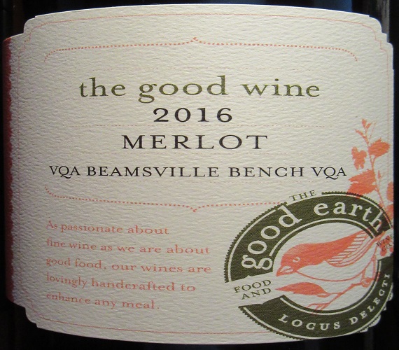 Video Review : Good Earth 2016 Merlot