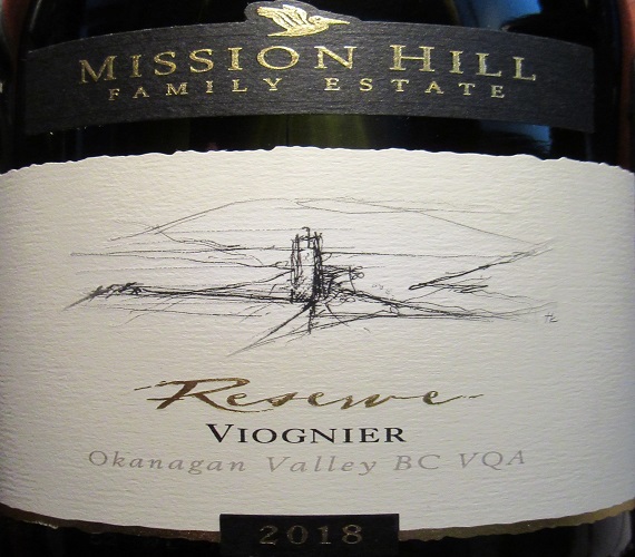 Video Review : Mission Hill 2018 Reserve Viognier (British Columbia)