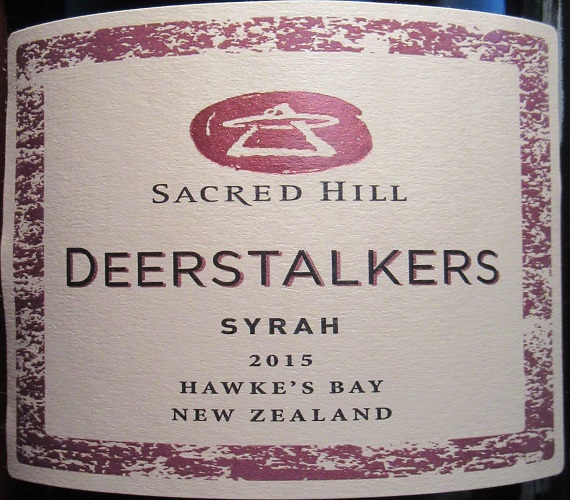 Video Review : Video Review : Sacred Hill 2015 Deerstalker Syrah (New Zealand)